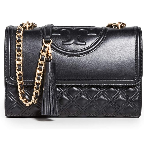 Tory Burch Handbags - Tory Burch Women's Fleming Convertible Shoulder Bag/BLACK